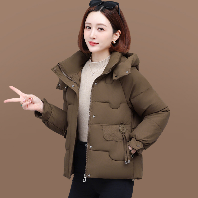 棉衣棉服女冬季2025新款韩版小个子洋气减龄休闲百搭宽松短款棉袄