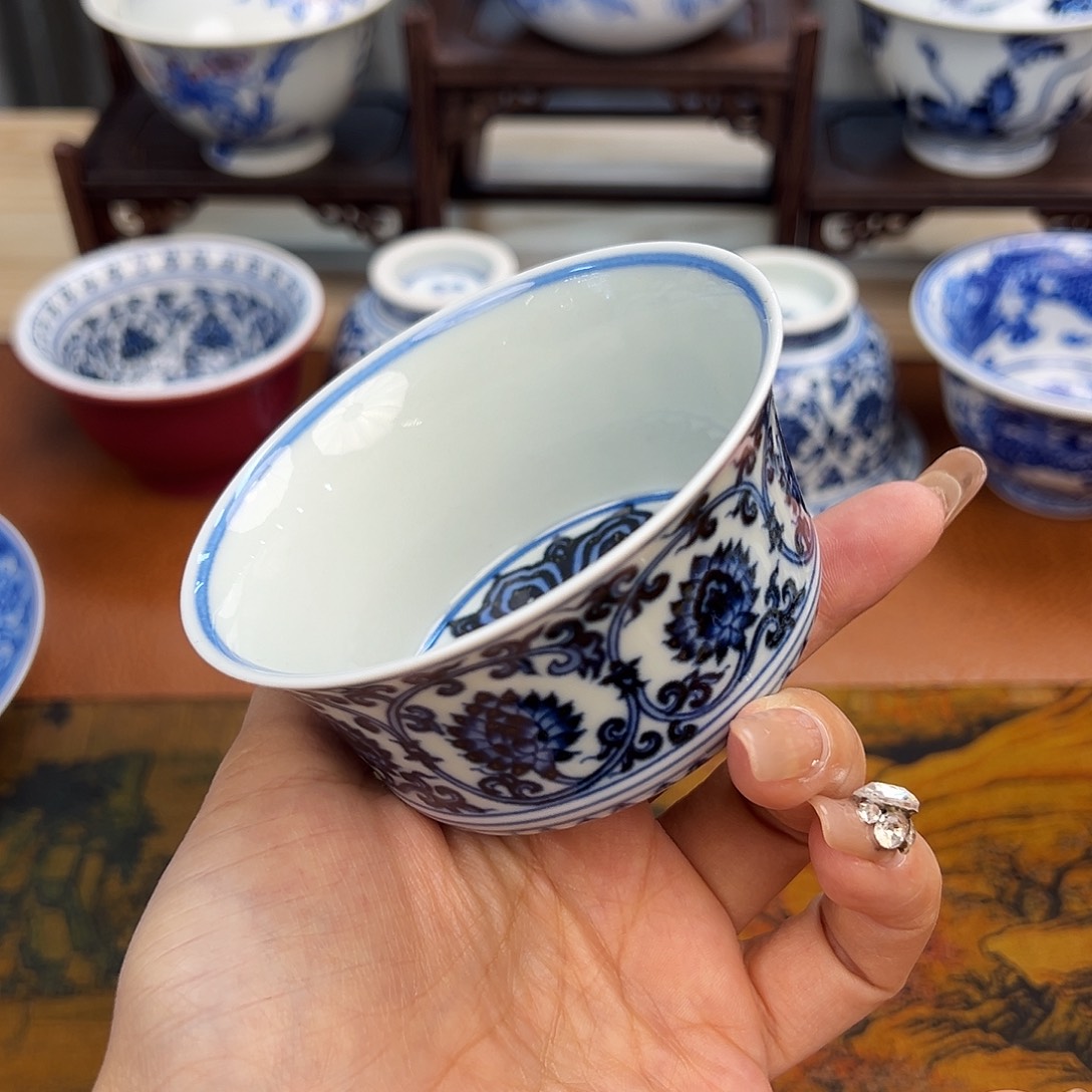 杯景德镇手绘主人杯