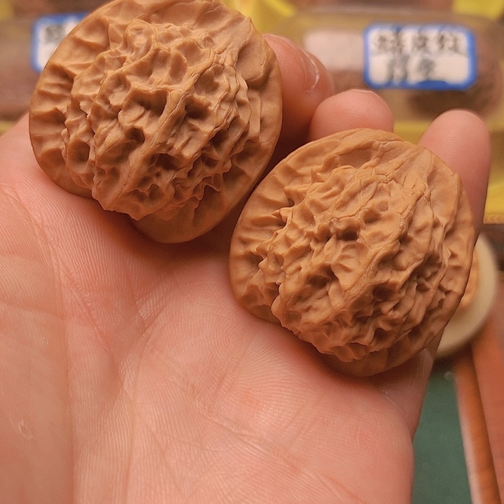 文玩核桃把件37全品蜡皮秦公子