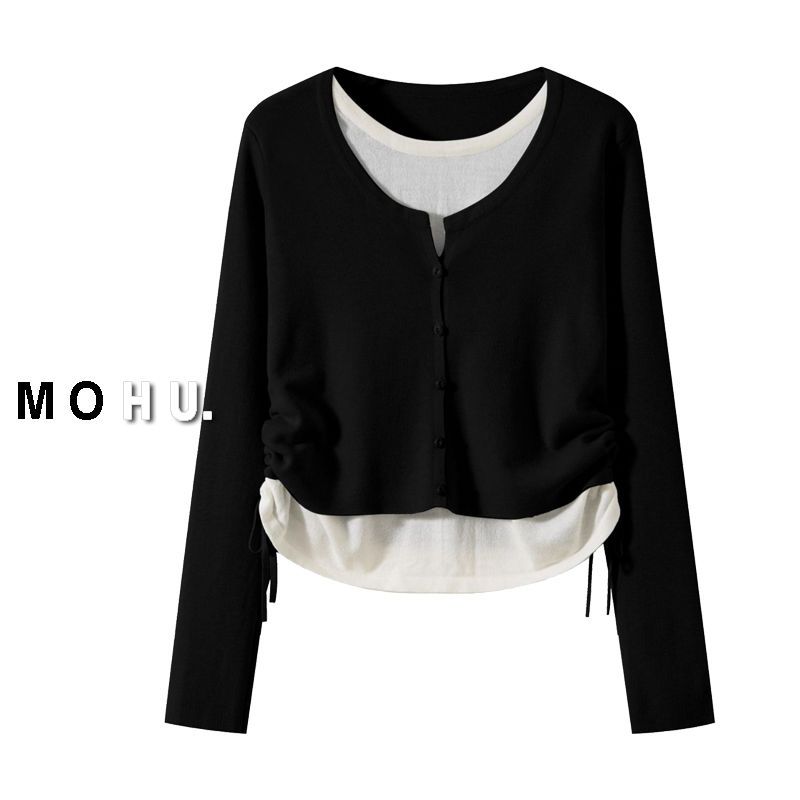 201-300（辣妹短款默认微瑕没有运费险）针织上衣秋冬韩版春秋.