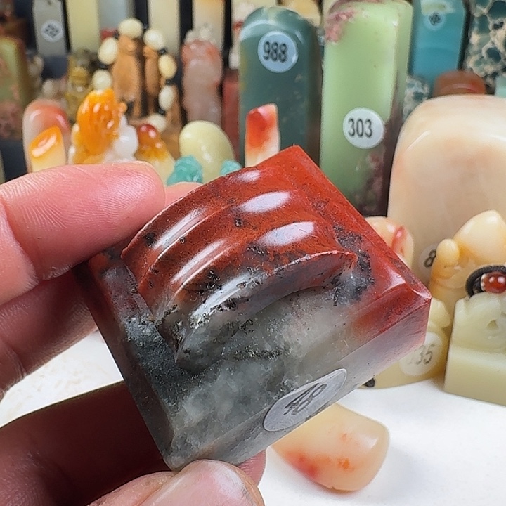 印石青田石印石章料……