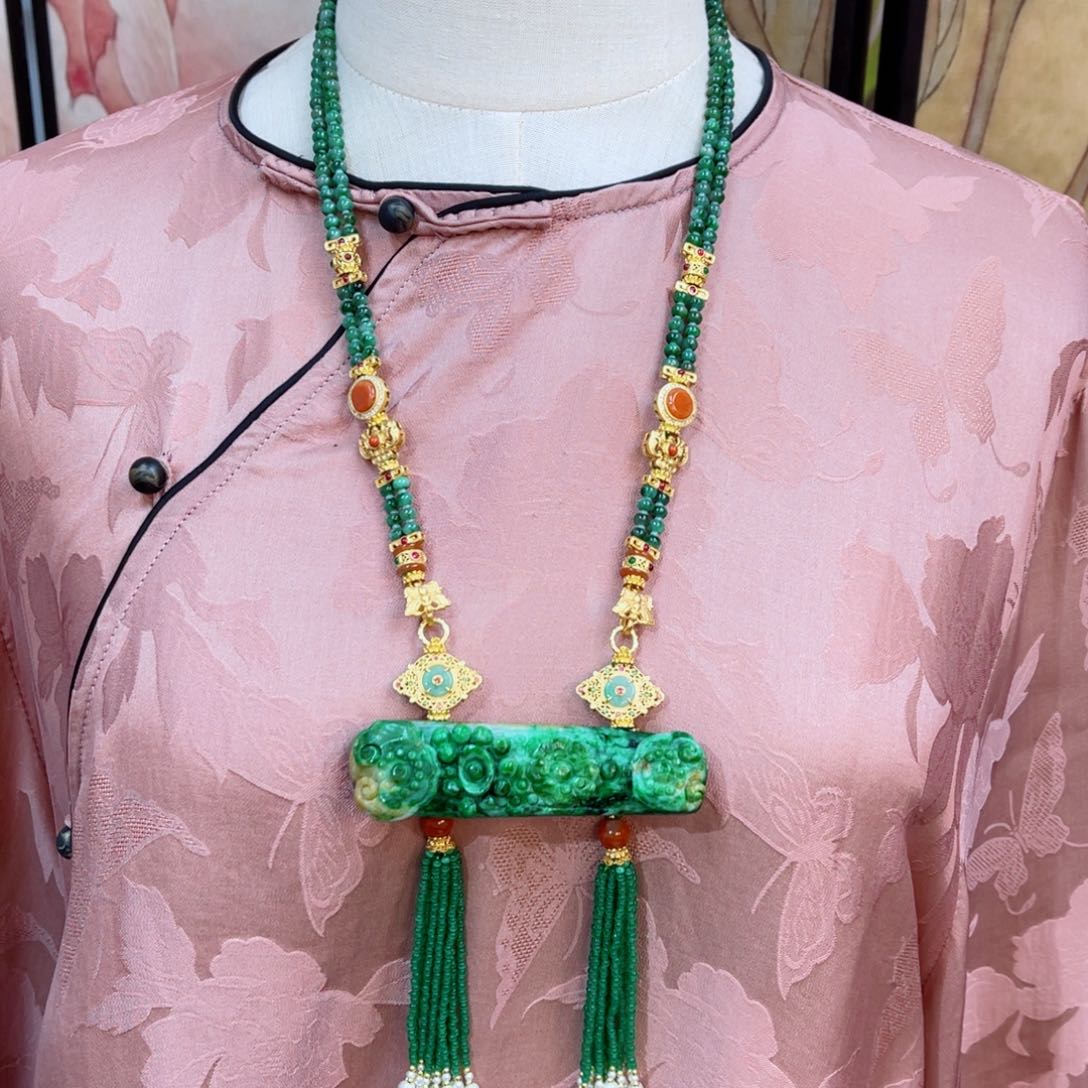 翡翠颈饰合金48小时鉴赏期