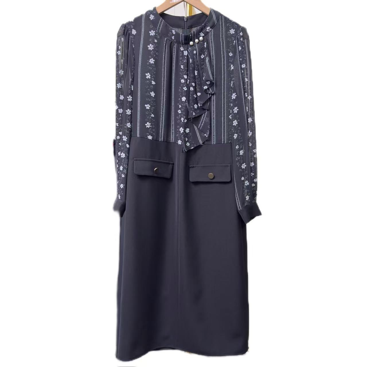 【品牌撤柜剪标】气质显瘦高腰连衣裙S10