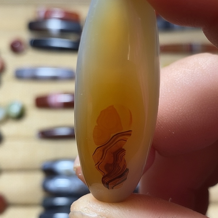 玛瑙/玉髓合金颈饰