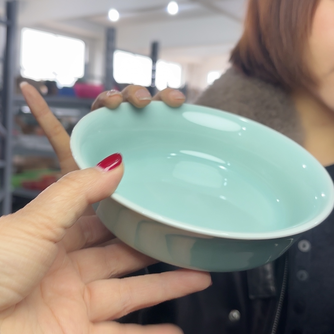 龙泉云间青瓷小米茶器