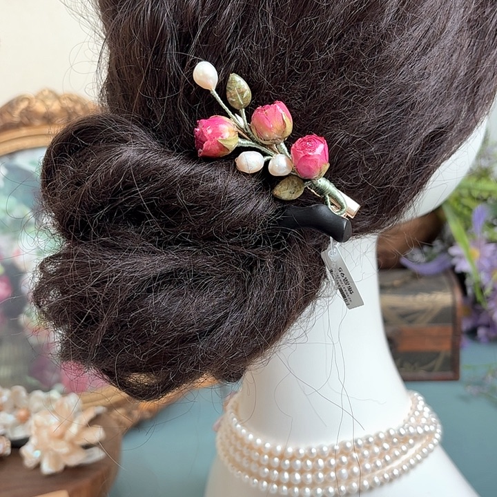 未镶嵌发饰淡水珍珠