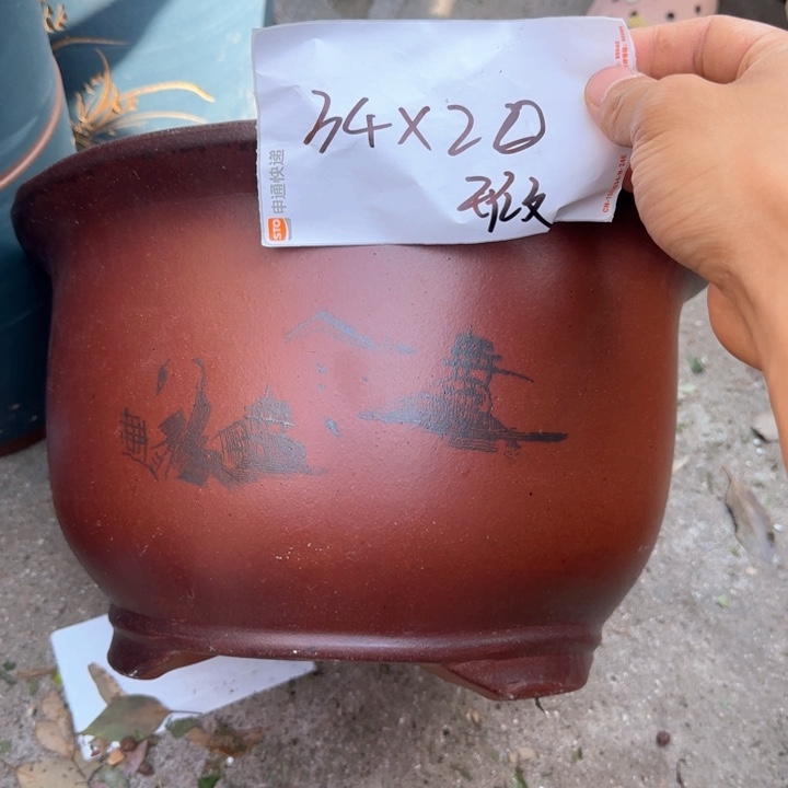 紫砂花盆特价清仓