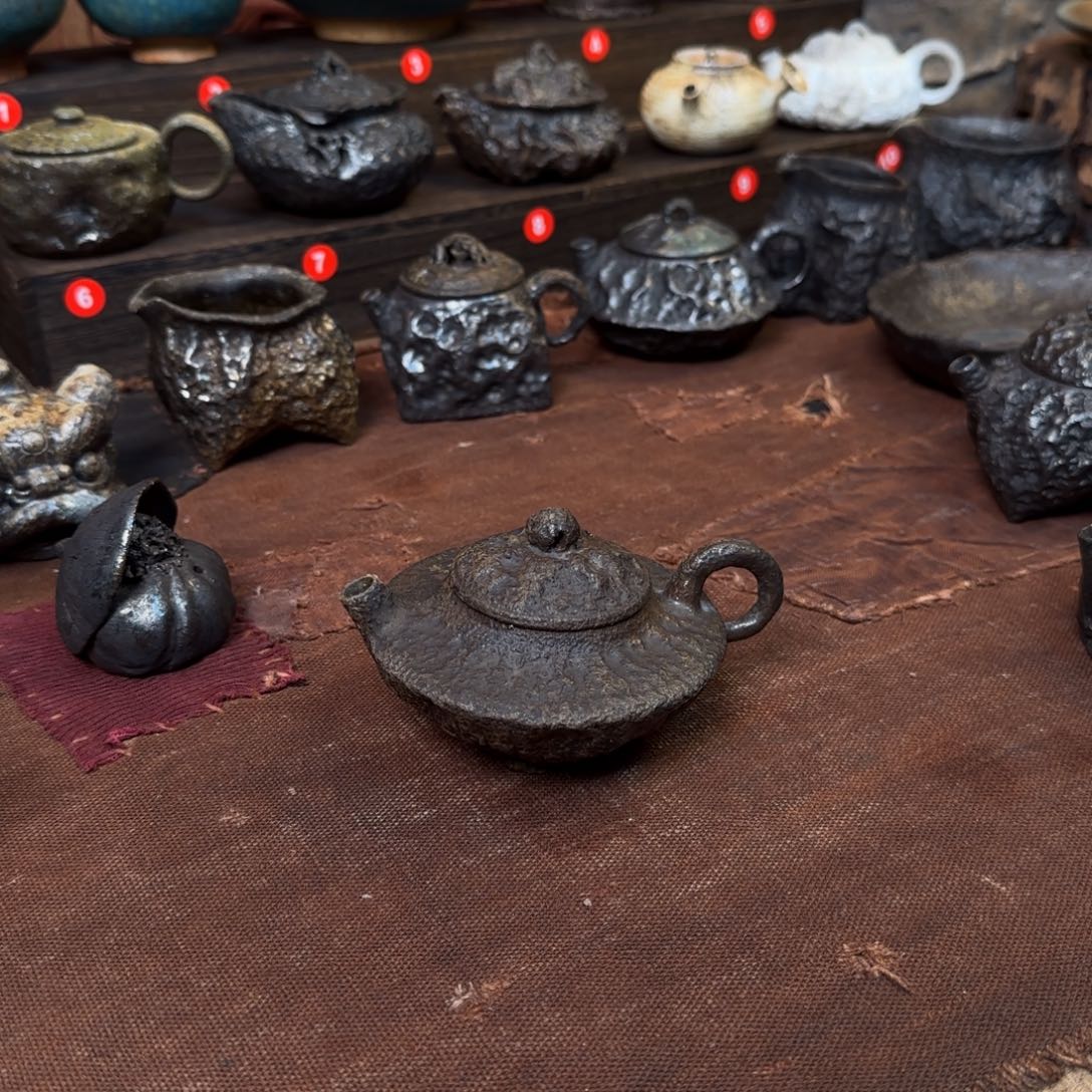 壶老味十足合欢壶手捏