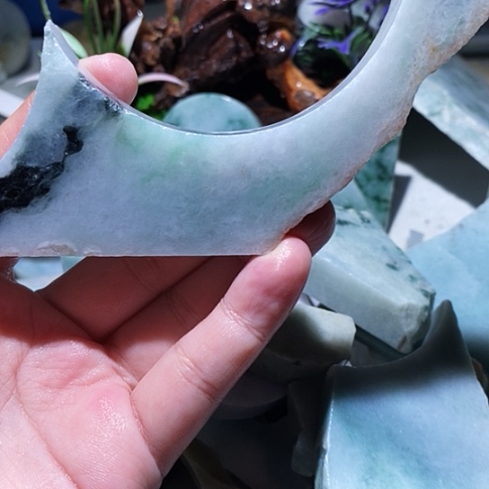 翡翠散珠边角料241