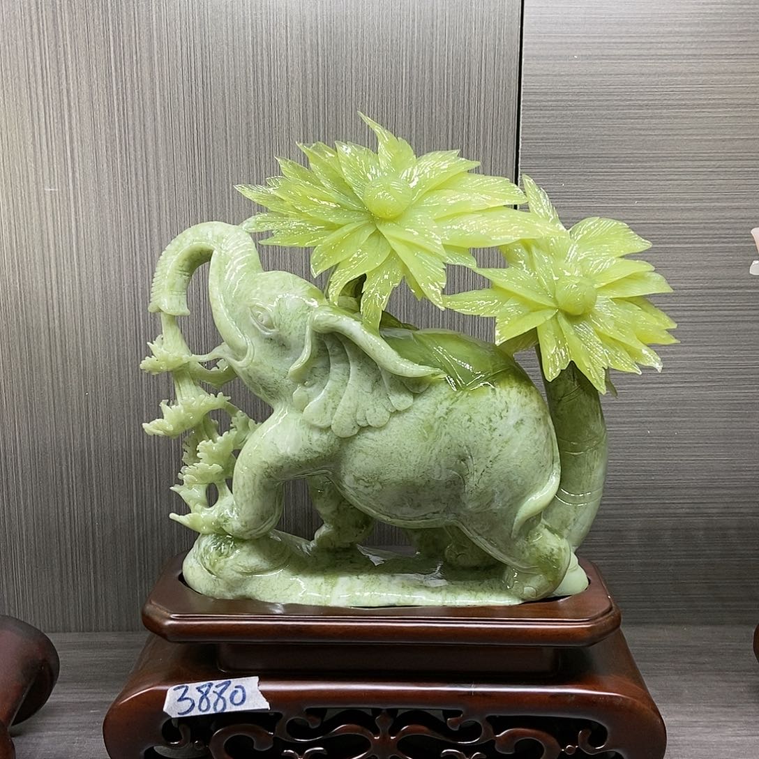 【闪购商品】蛇纹石玉（覆膜）珠宝奇石未镶嵌