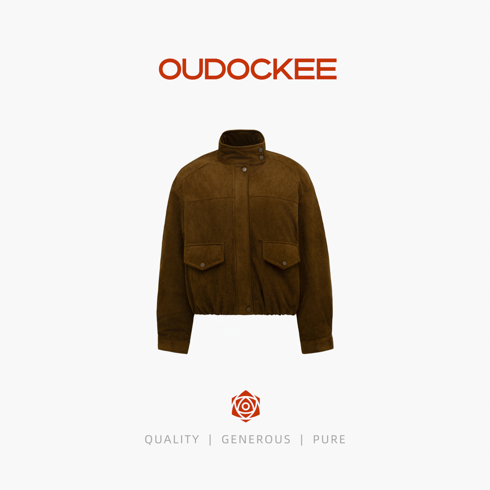 OUDOCKEE 鸥鸥【鸥鸥同款】欧美ins风夹克女装个性羽绒服 202514