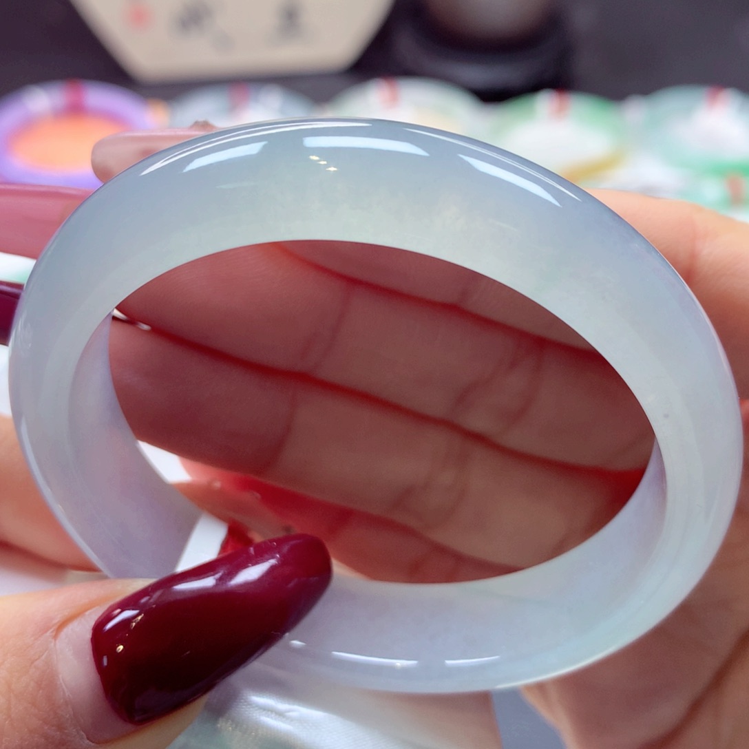 翡翠手镯（贵妃镯）未镶嵌贵妃24号66