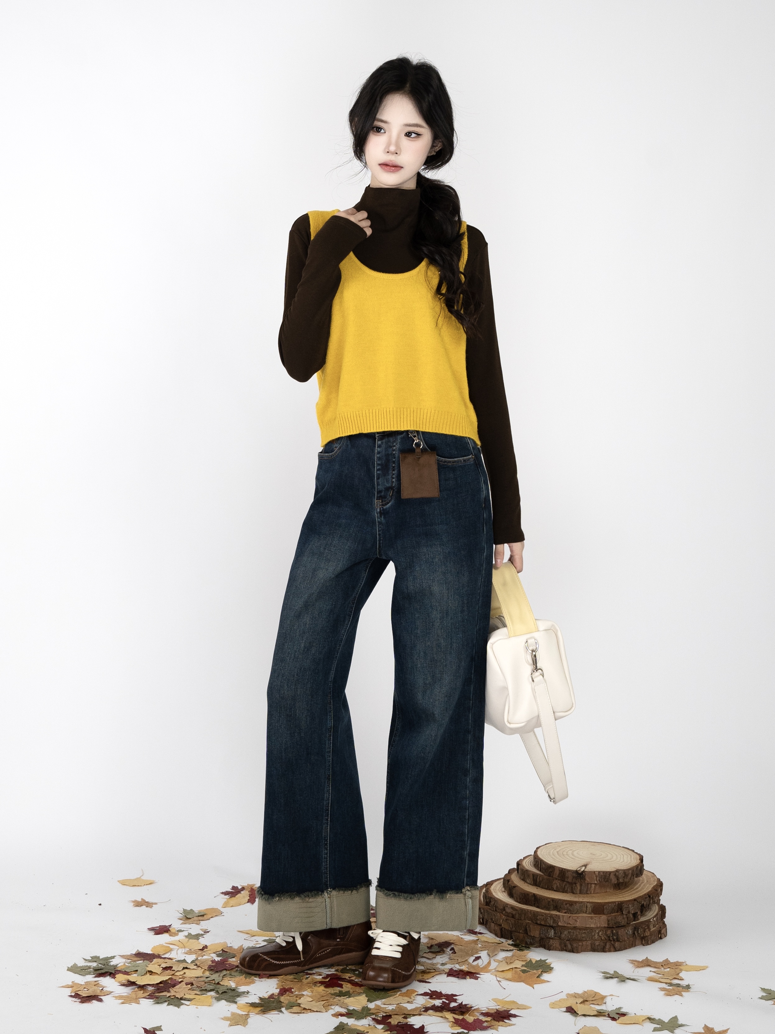 【NEW】秋冬时尚休闲通勤常规款针织衫上衣