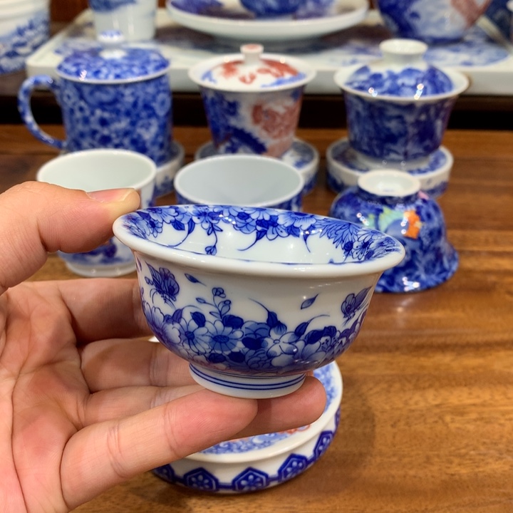 晓月柴窑 蝶恋花主人杯