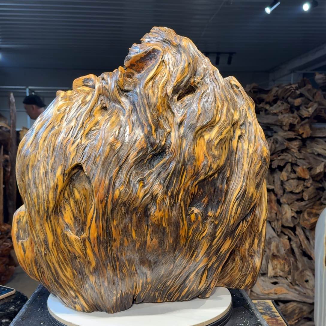 木神**木王一刀琥珀木40