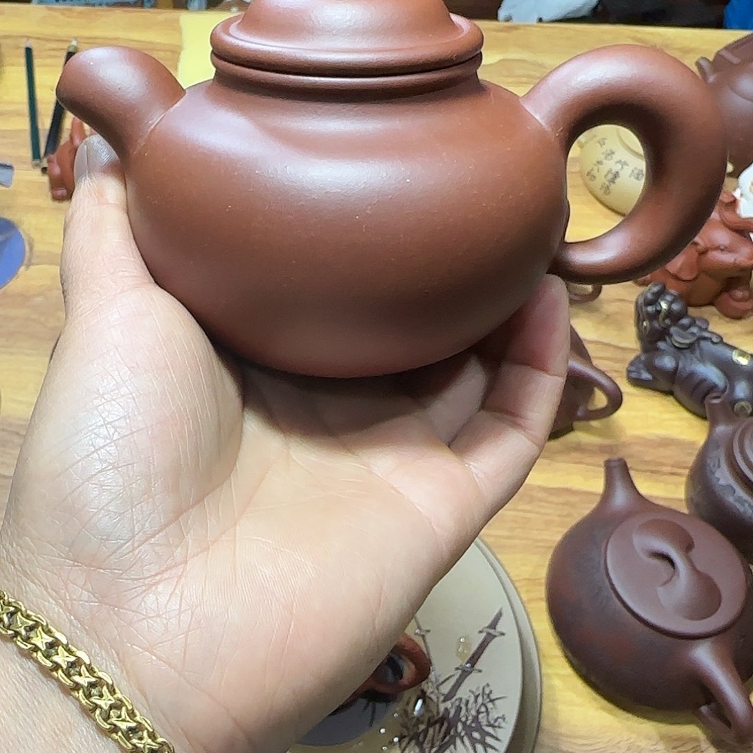 观***省茶盘紫砂全手工道洪款掇球