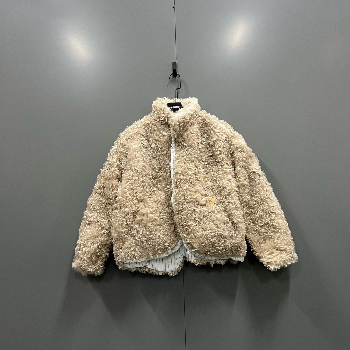 zt9 浅卡其羊羔绒外套/020388