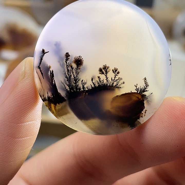 一***诺玛瑙/玉髓未镶嵌颈饰