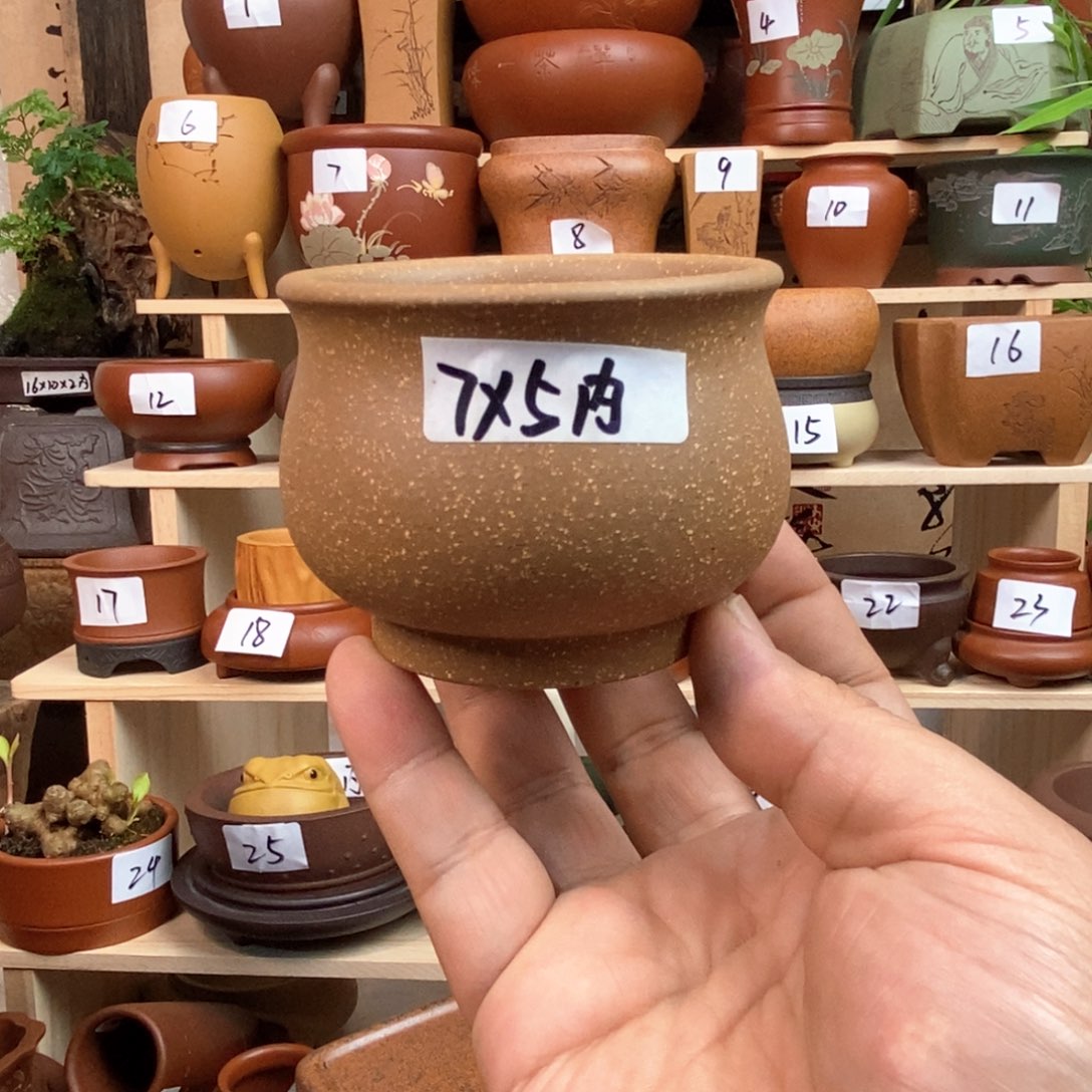 紫砂花盆内口经尺寸