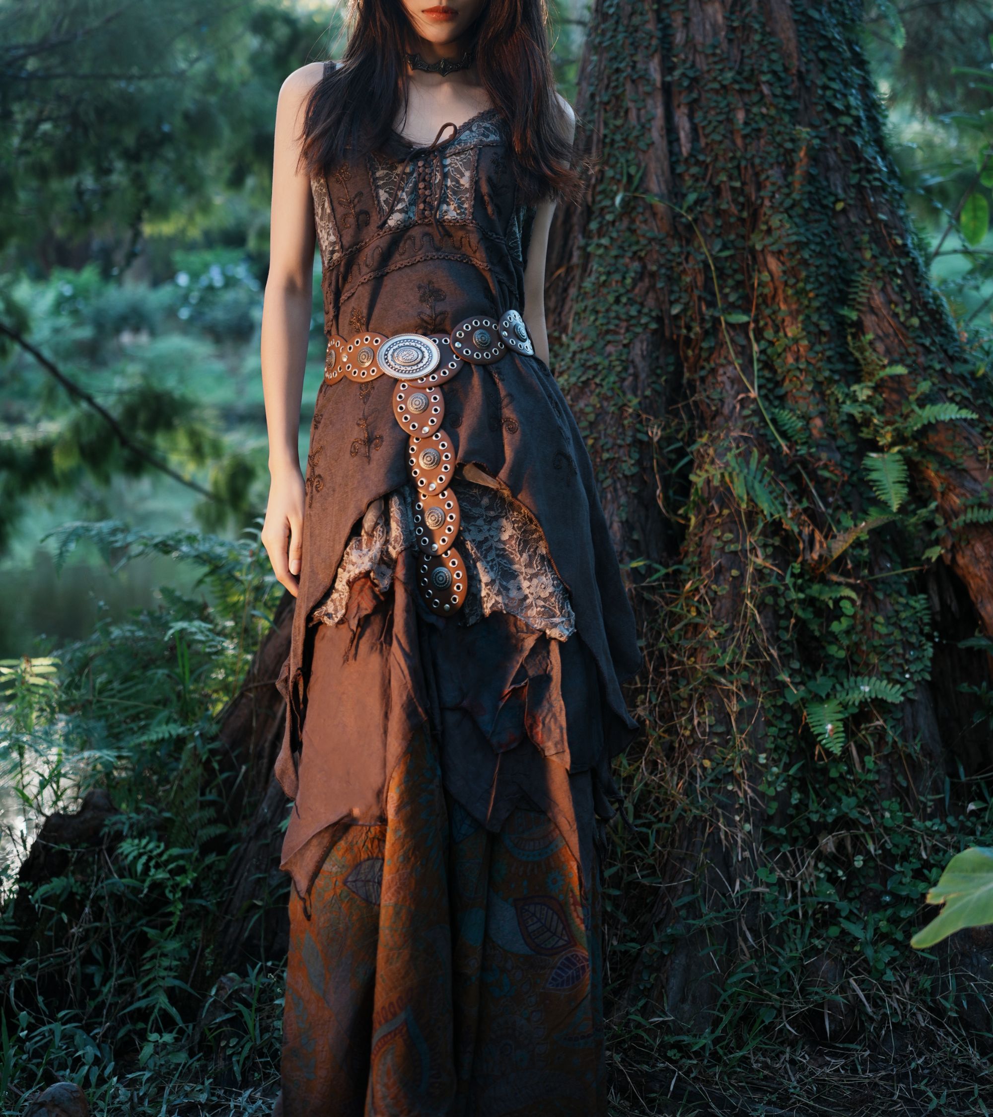 尼泊尔手工刺绣,嬉皮,波西米亚中国风休闲服饰ol复古民族风古风