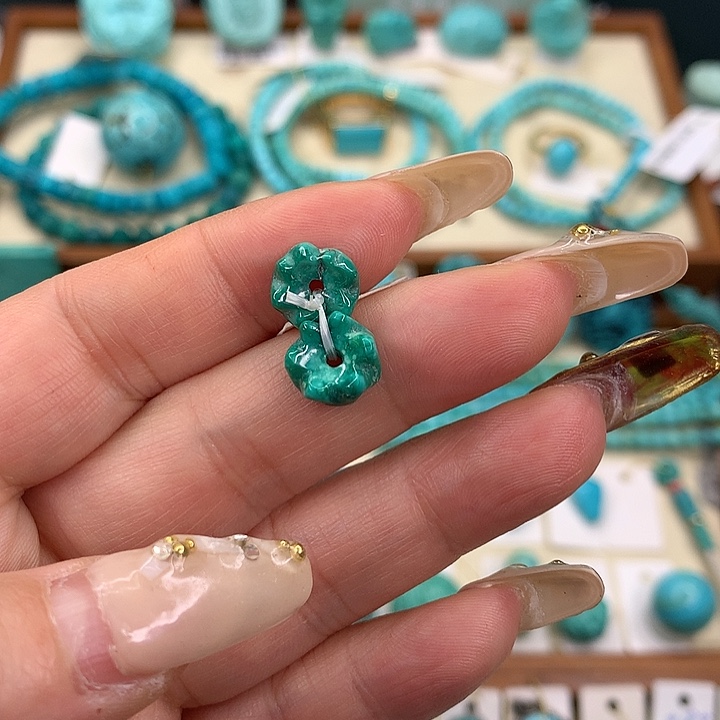 绿松石挂件未镶嵌