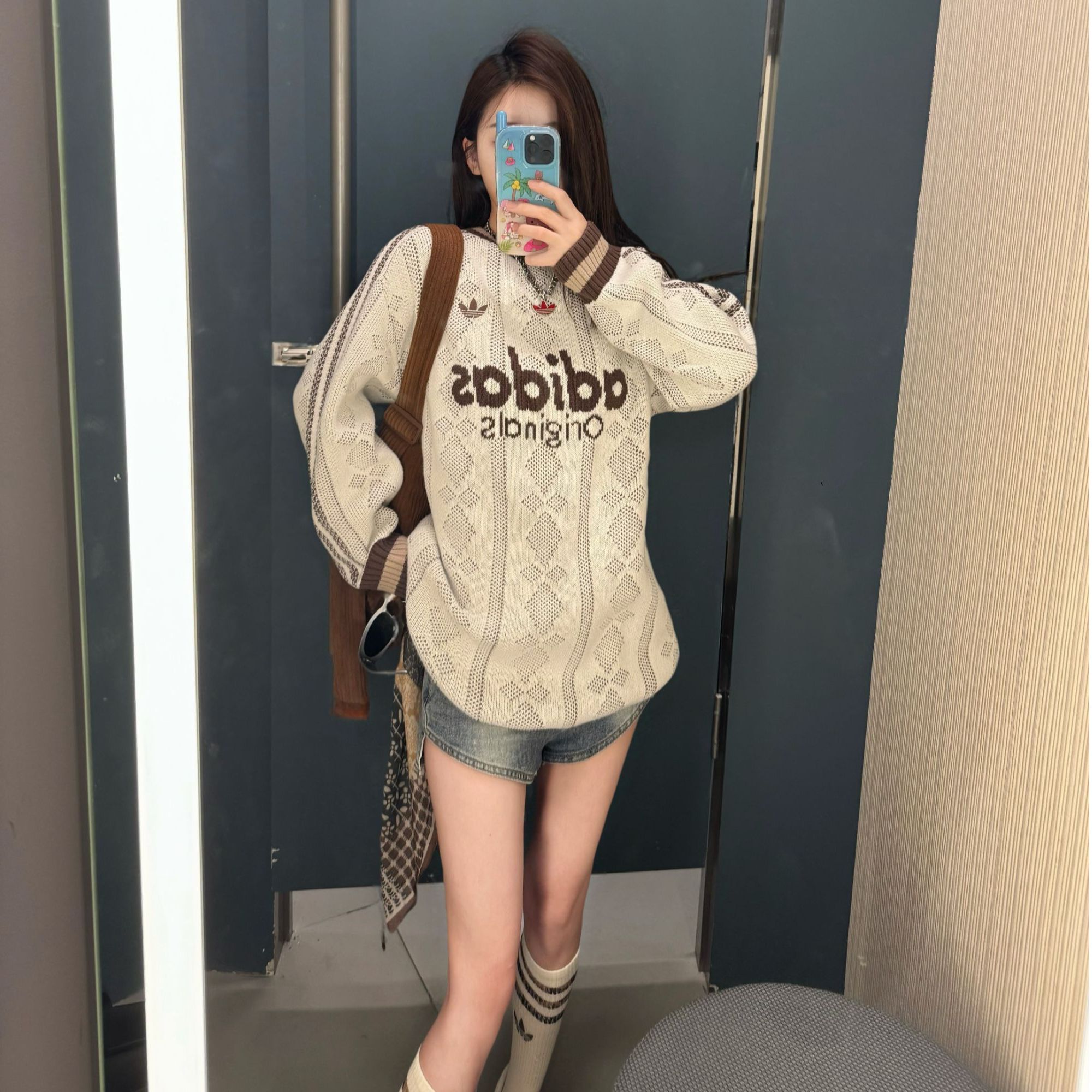 ADIDASU SWEATSHIRT休闲舒适新款时尚针织运动衫KS5956 X