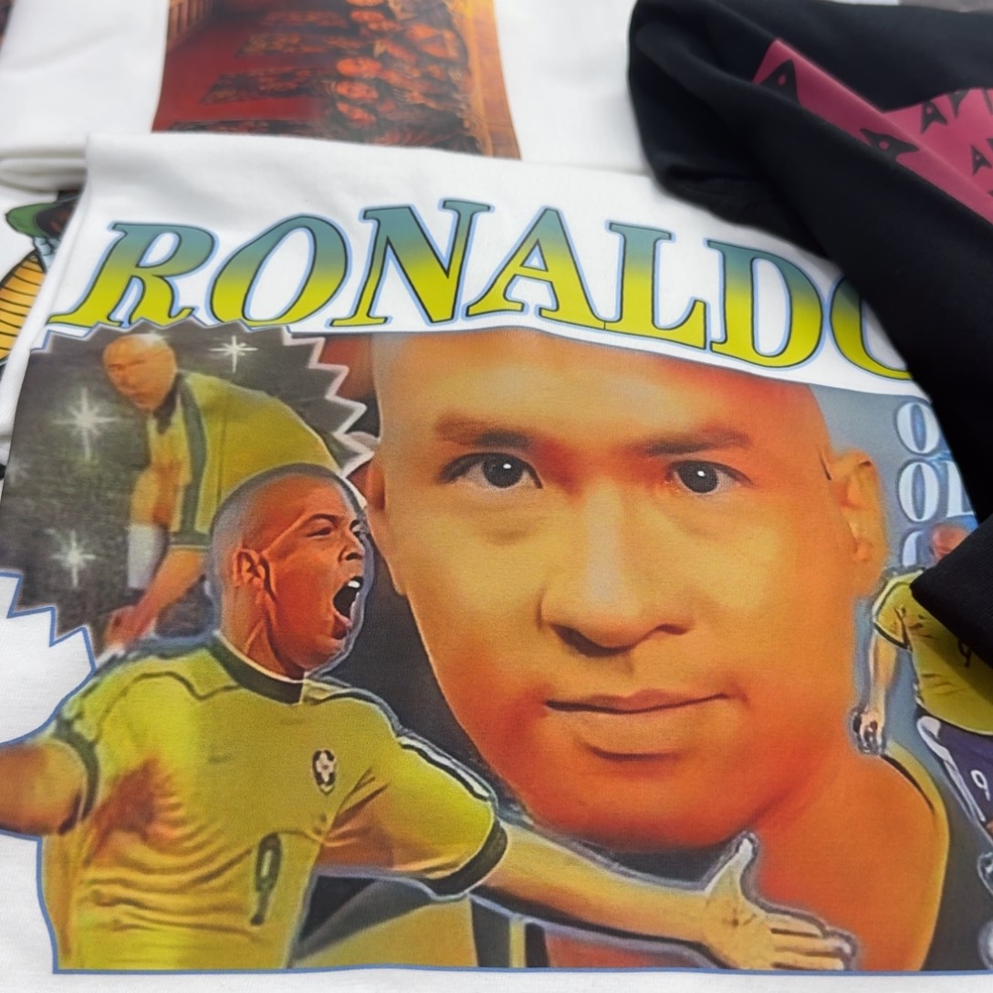 圆领短袖纯棉短袖