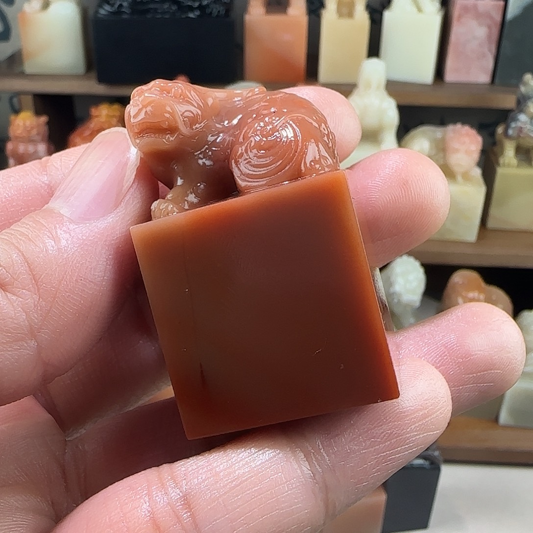 寿山石印石035老挝保利石