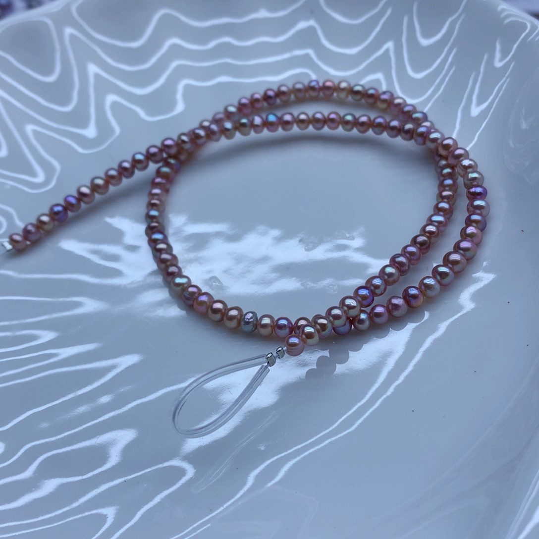 淡水珍珠颈饰未镶嵌小*檬