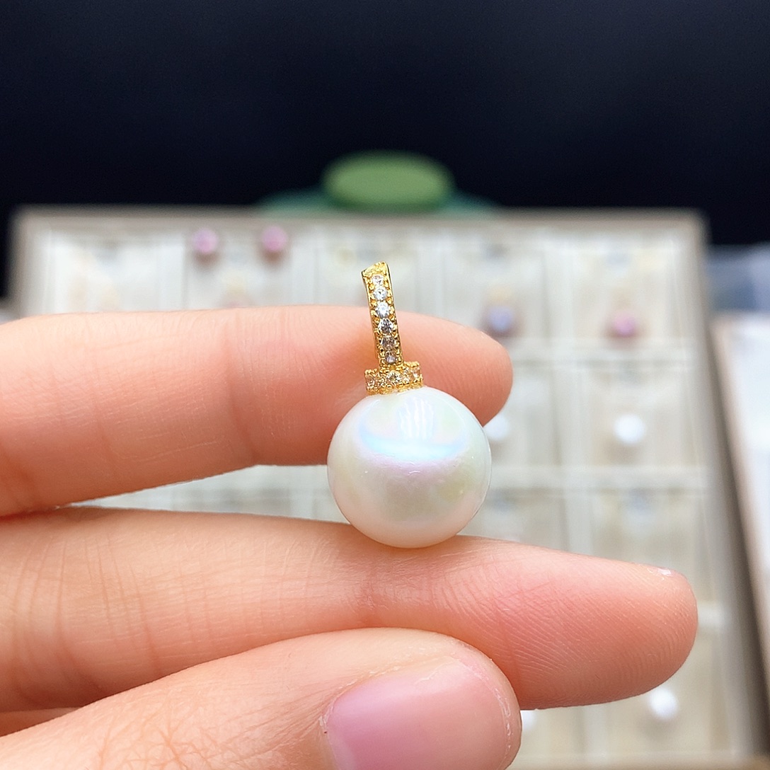 淡水珍珠颈饰合金