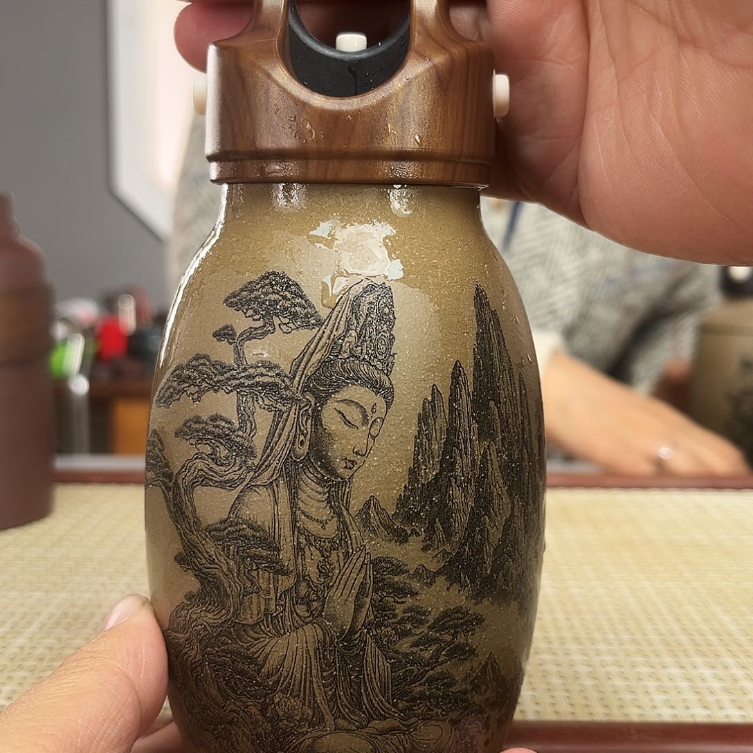 紫砂茶杯宜兴紫砂保温杯