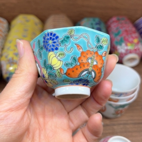 手绘茶杯盖碗壶承