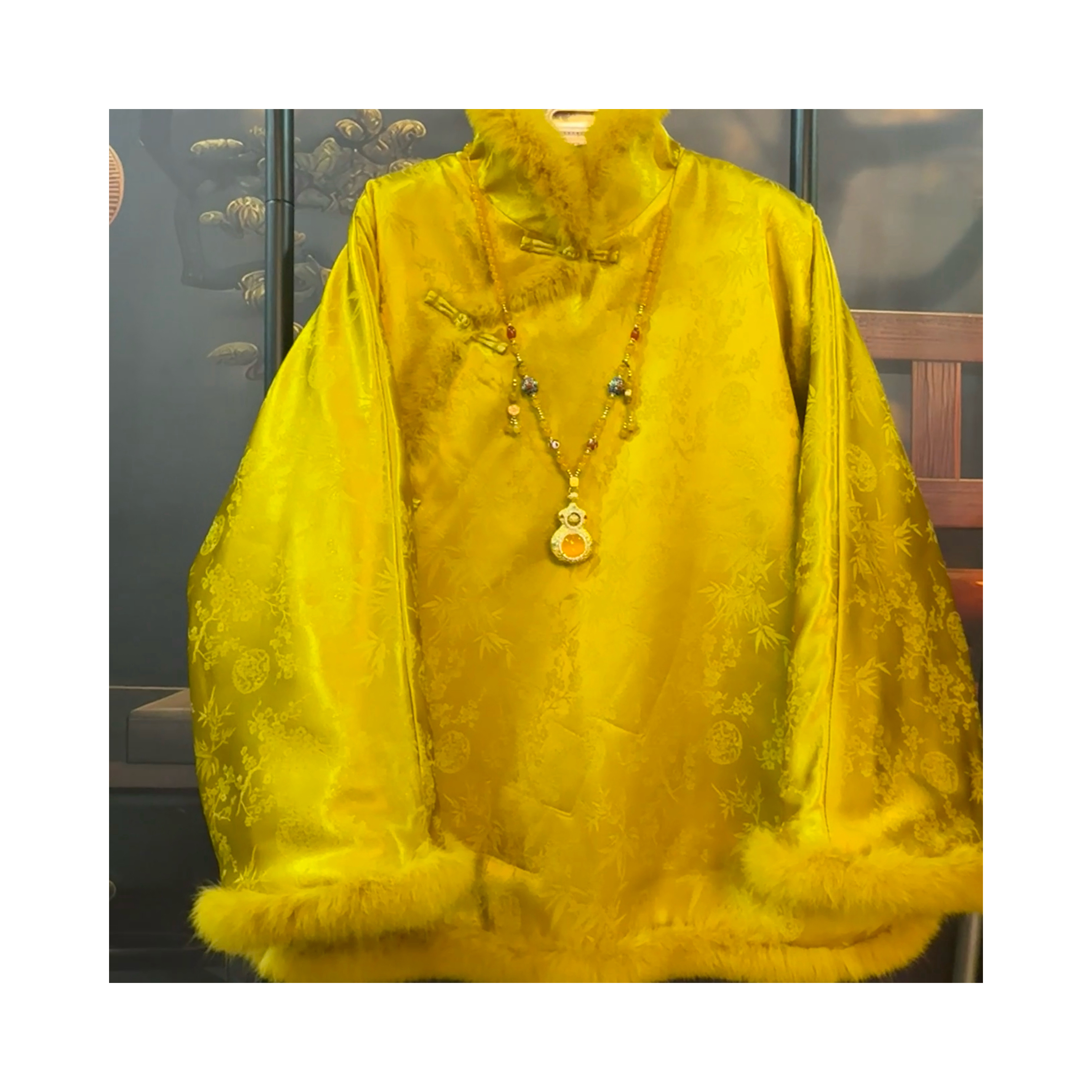 等闲集国风新中式简约纯色新中式棉衣不包邮不能机洗