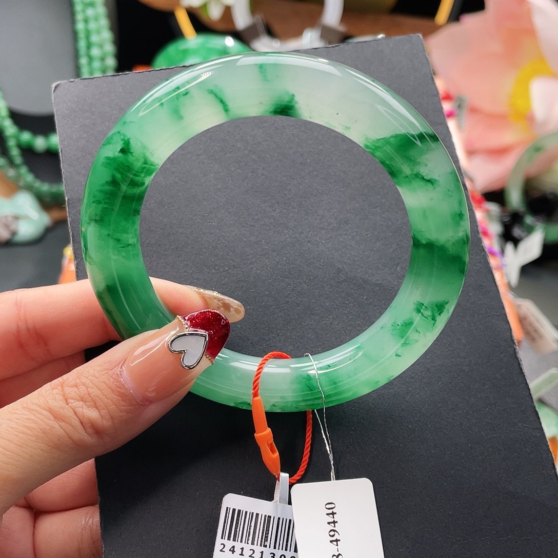 石英质玉手镯未镶嵌雪*格58.9