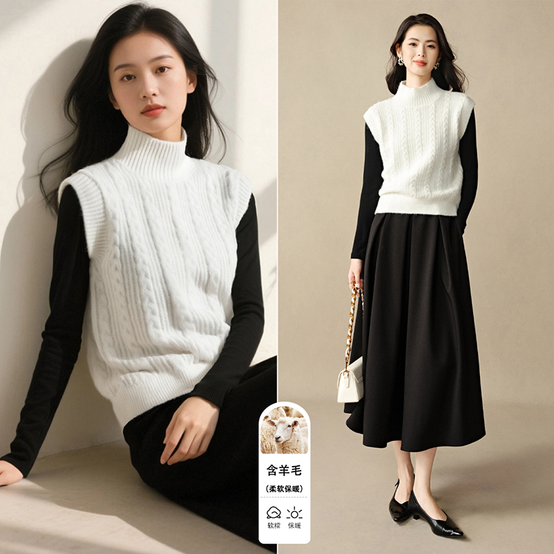 【新品】2025毛衣背心含针织背心女25070604