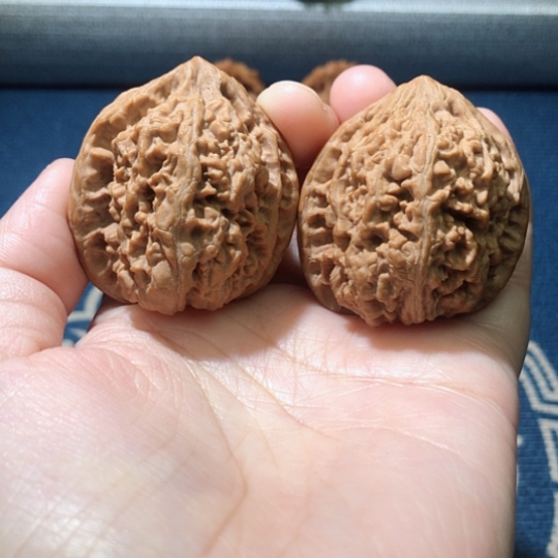 【闪购商品】把件文玩核桃粗筋石头