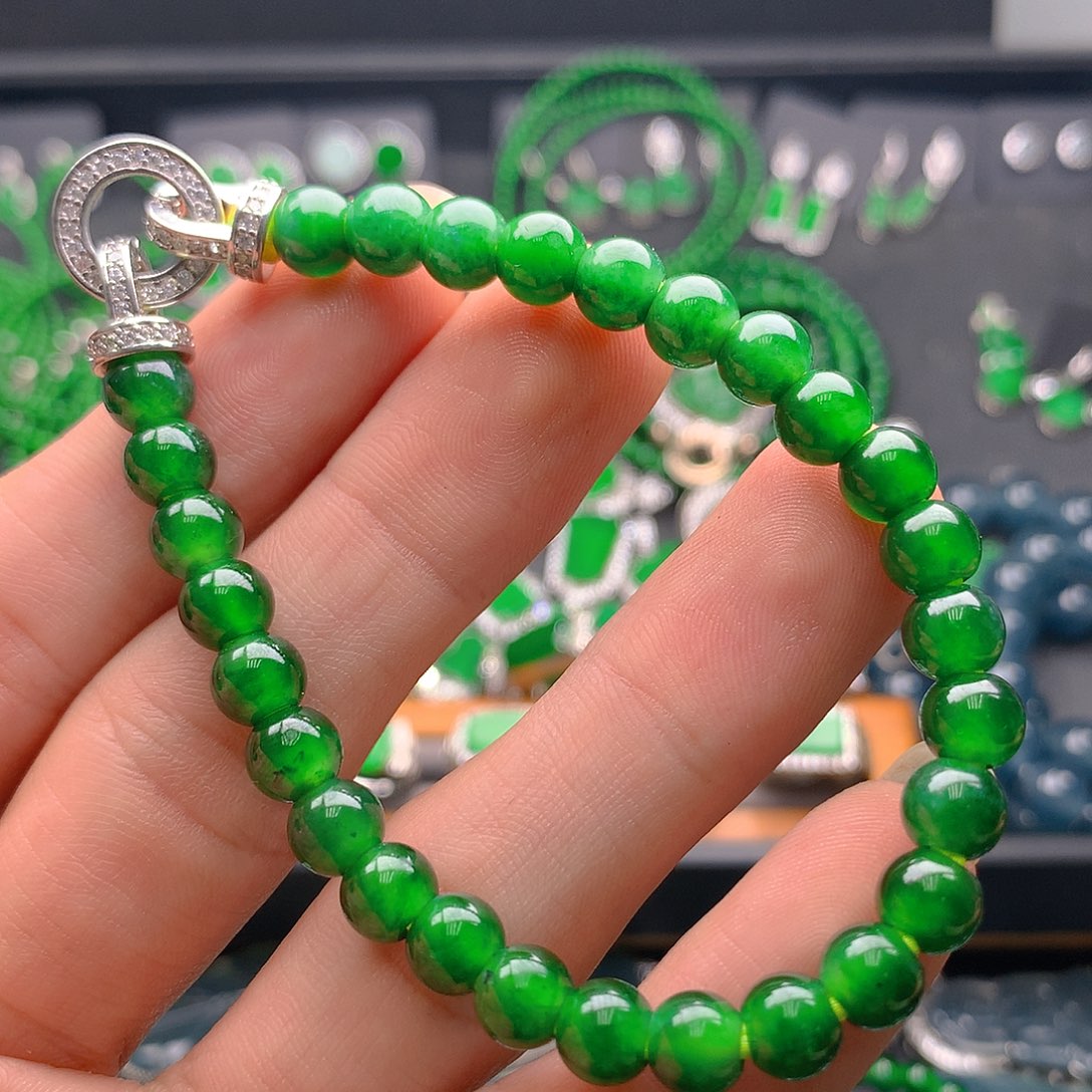 未镶嵌手链翡翠翡翠7.0