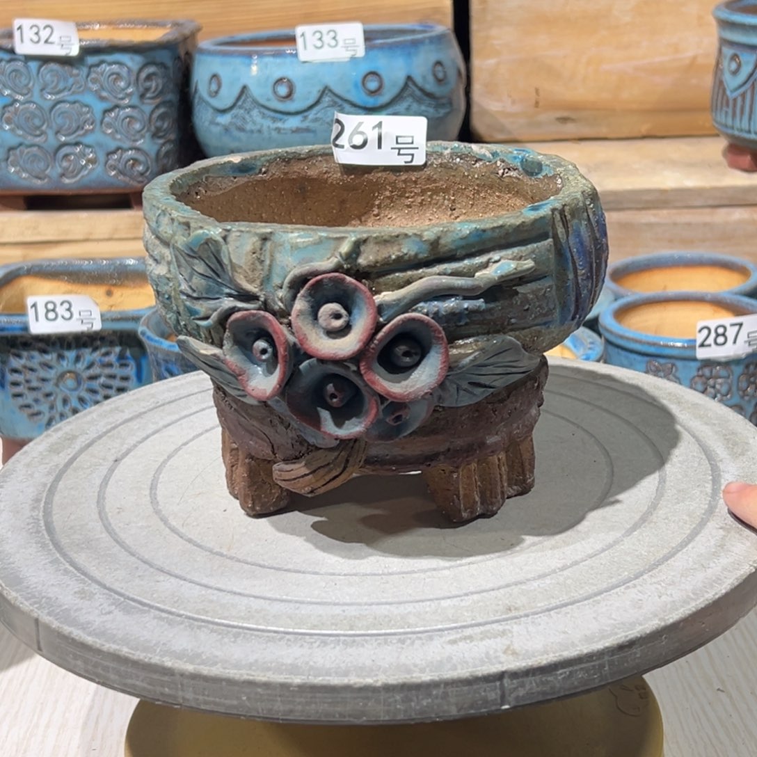 尚雅陶坊多肉花盆，内口径13瑕疵