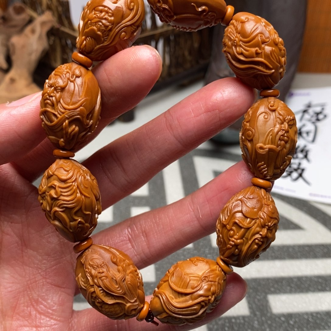 橄榄核手串/手链橄榄核雕工艺手串