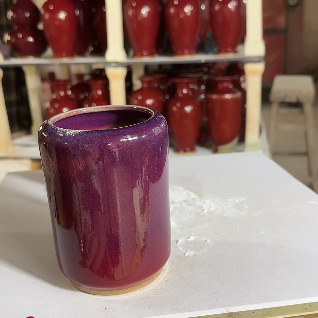 摆件陶郑家钧窑摆件