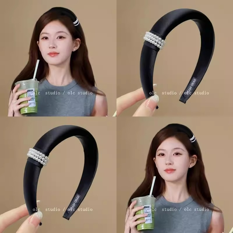 露丝同款！黑色发箍！2025新款高级感洋气时尚轻奢头箍头饰女
