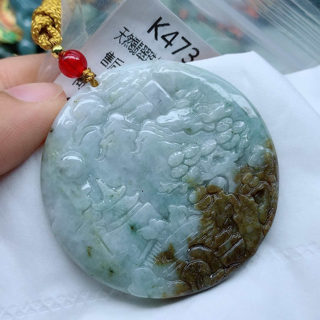 翡翠颈饰未镶嵌牌子