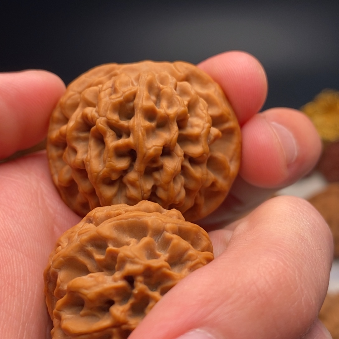 呆***紫把件文玩核桃秦闷