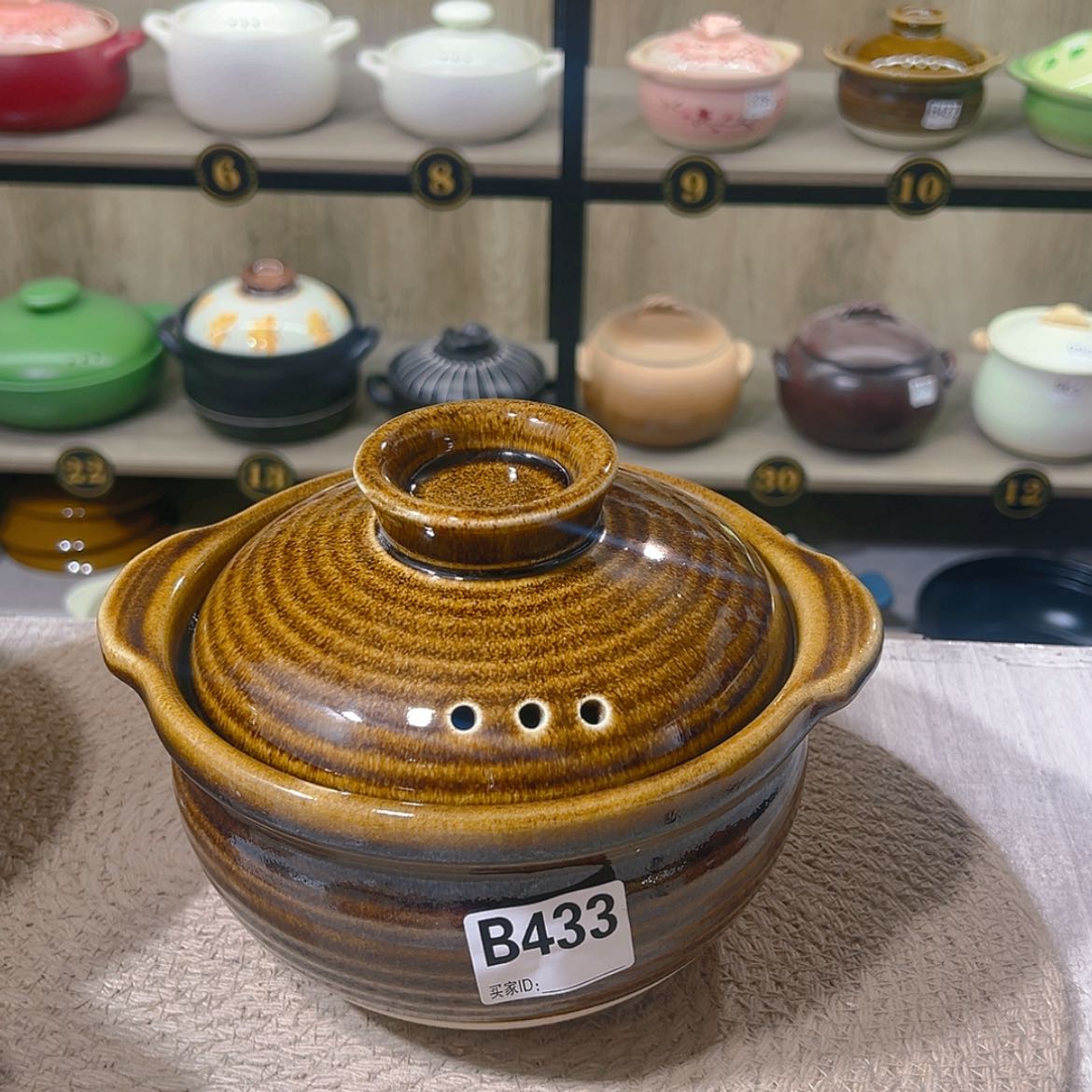 【闪购商品】1.8升砂锅微瑕疵433