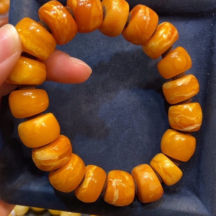 琥珀手链未镶嵌蜜蜡