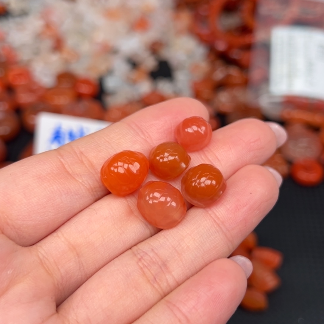 南红玛瑙未镶嵌吊坠(不含链)