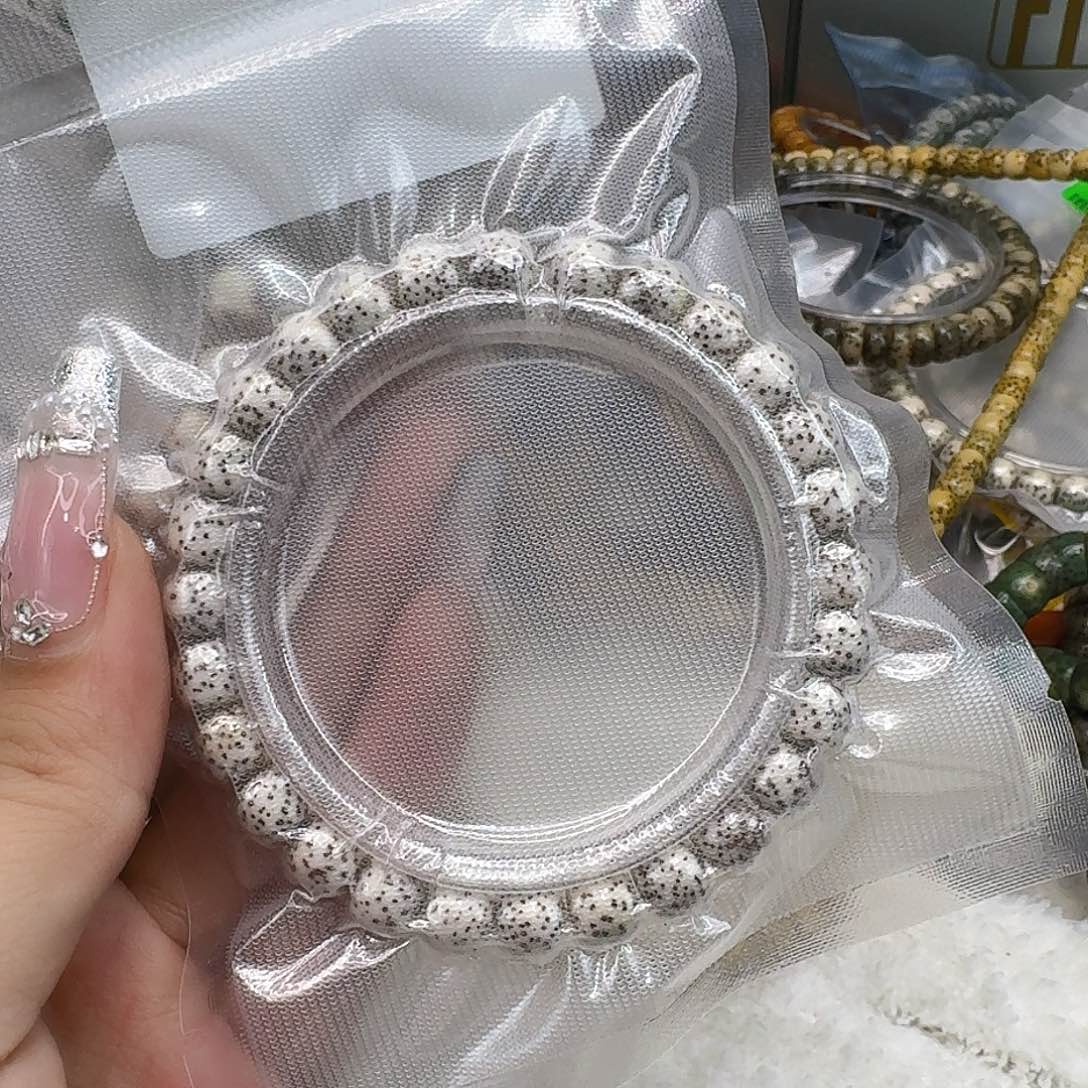 星月菩提手串57傲世半臂白星月菩提河豚87桶单圈