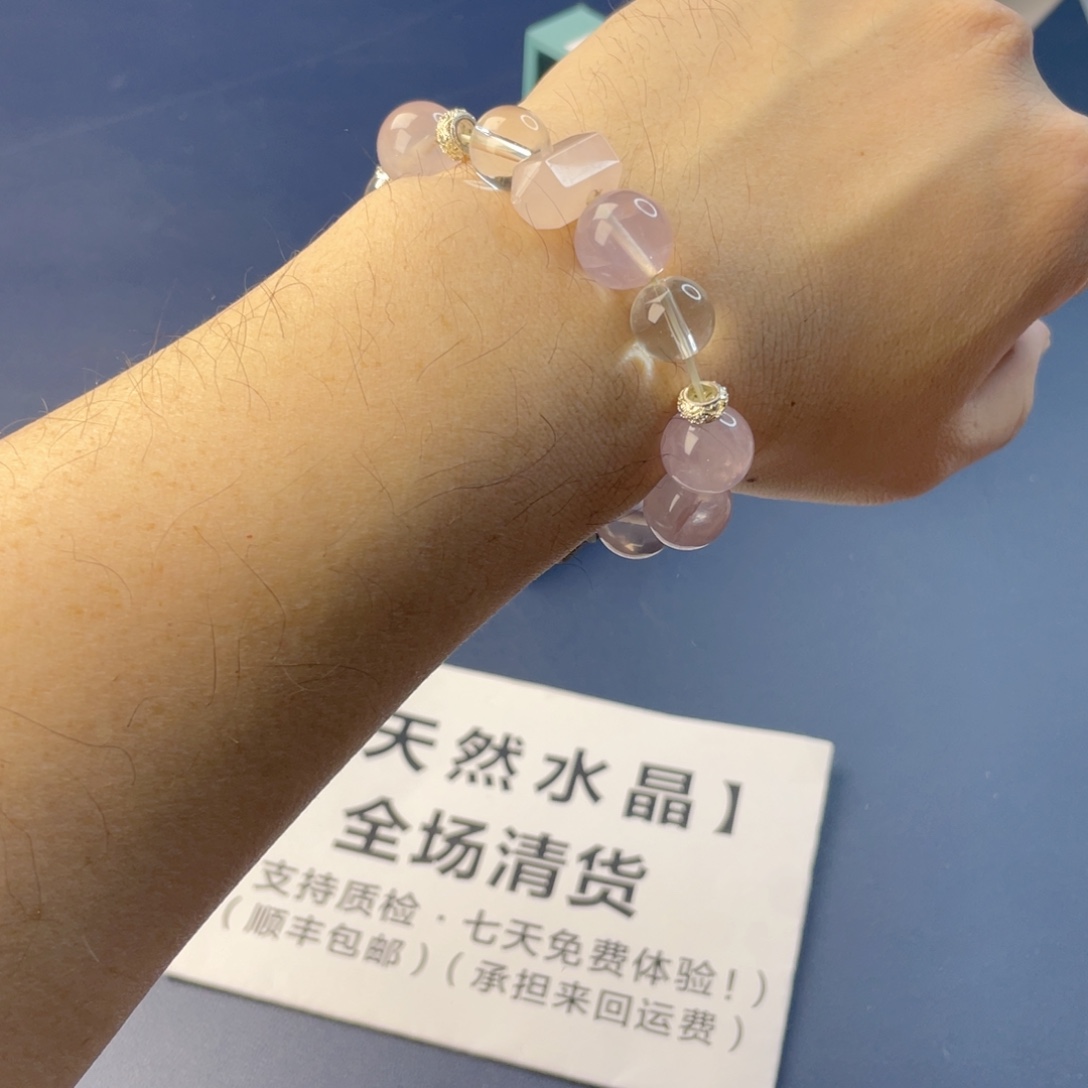 手链银S925镶嵌水晶