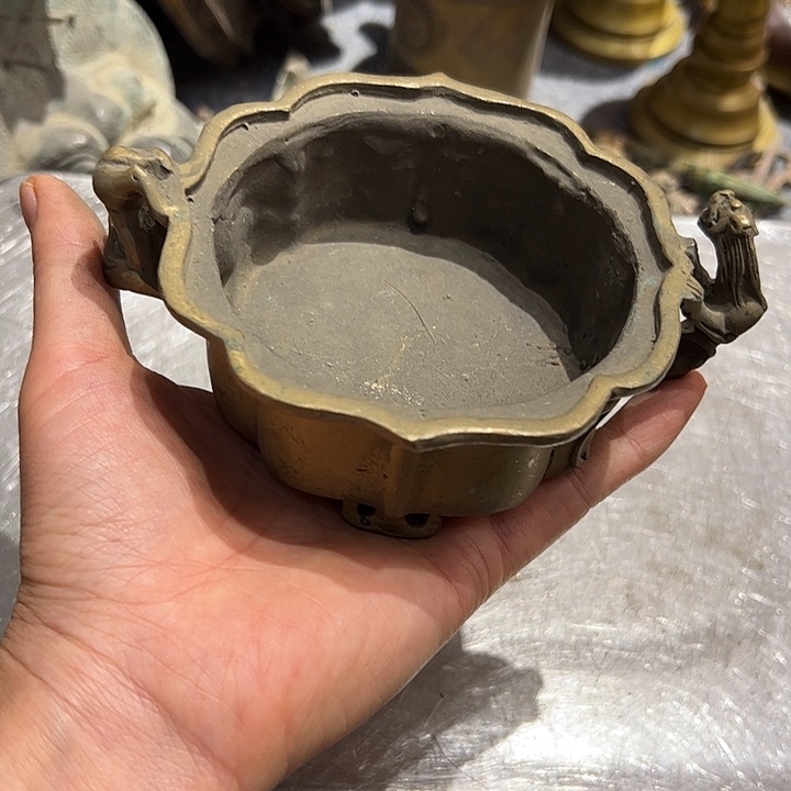 修**神微瑕疵黄铜摆件工艺品