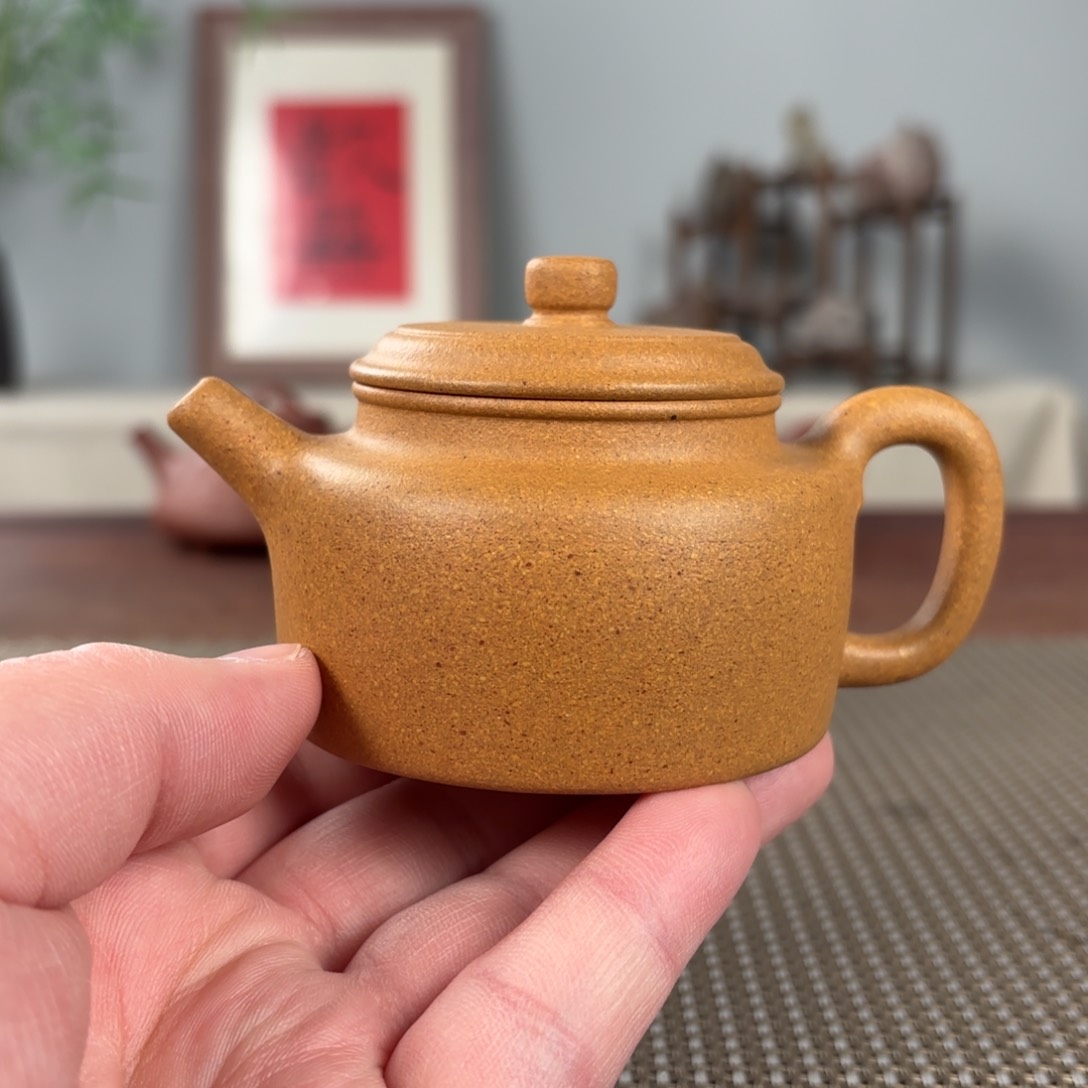 紫砂茶壶黄龙山原矿紫砂壶135